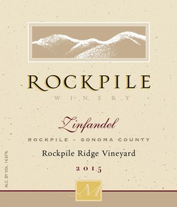 2015 Zinfandel, Rockpile Ridge 1.5L