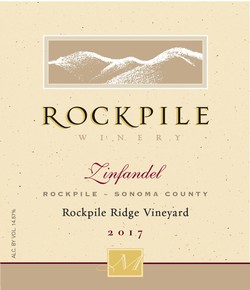 2017 Zinfandel, Rockpile Ridge Vineyard MAGNUM
